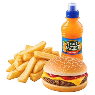Cheeky Cheese Burger Kids Meal
